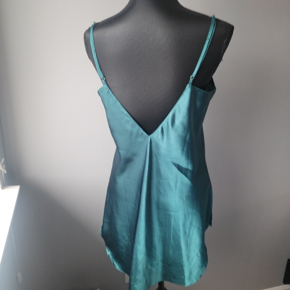 Potpourri Vintage lace silky nightgown slip -Size Medium - Picture 3 of 11